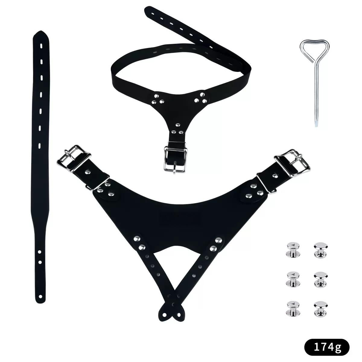 Leather Chastity Support Strap-PU10