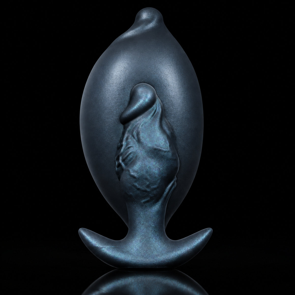 Gloop - Inflatable Silicone Anal Butt Plug with Air Pump
