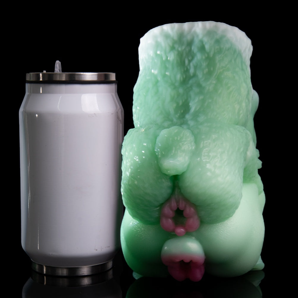 Stimulating Fantasy Alien Pocket Pussy - Dual-Channel Silicone Sex Toys for Men
