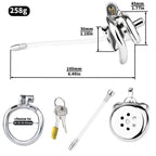 Flat Metal Male Chastity Cage – Inverted 2.0 Design