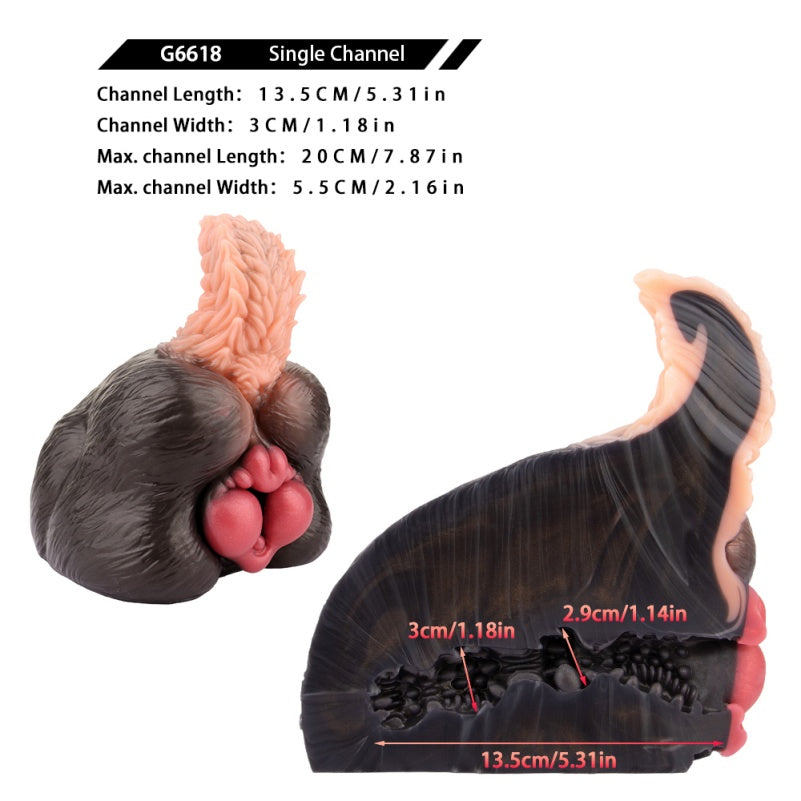 Dog Ass Torso Pocket Pussy — Beast Sex Masturbator & Animal Fantasy Sex Doll by Domlust