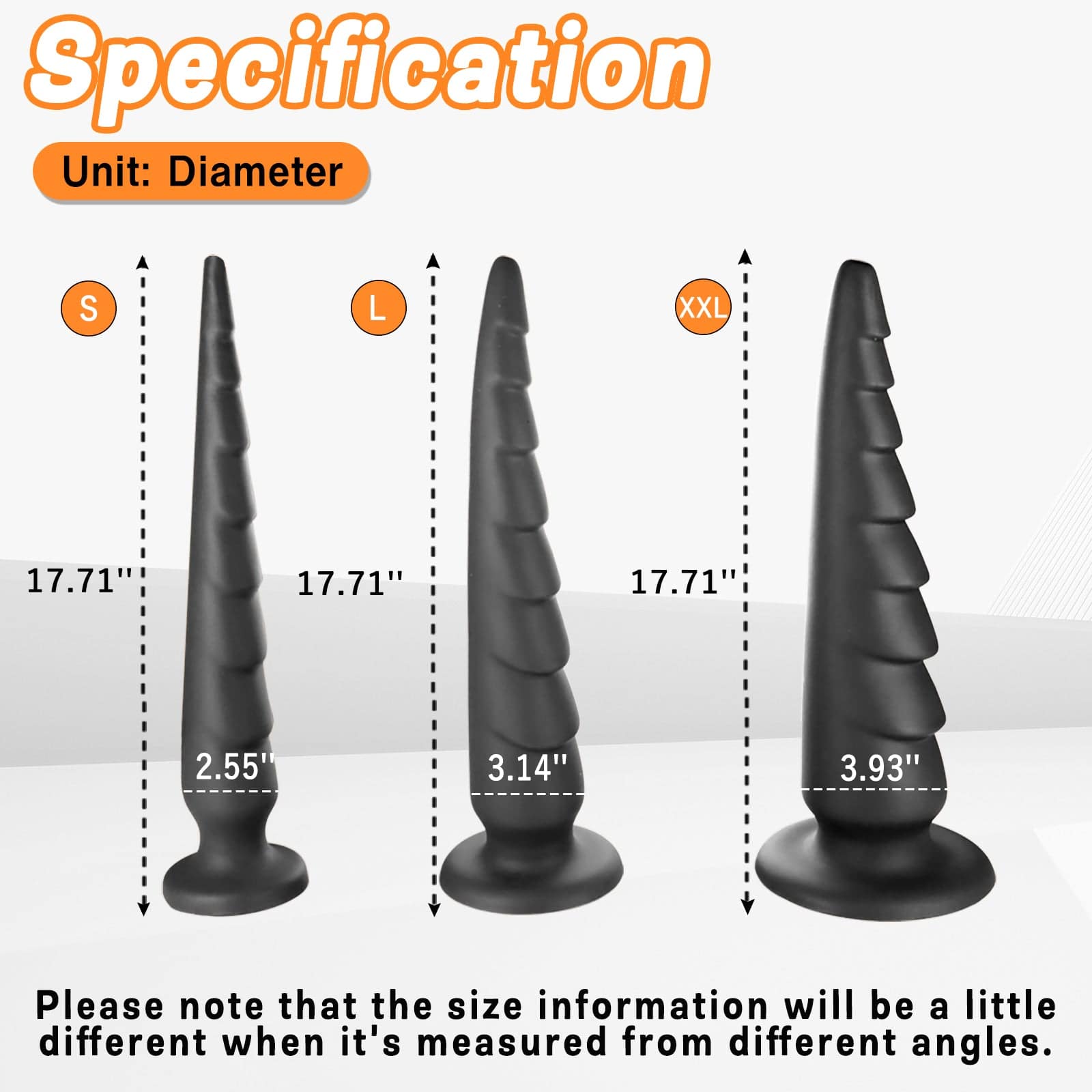 Carrot 17 Inch Long Black Butt Plug Dildo - Tarisss Sex Toy Store