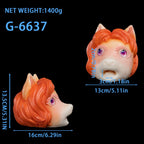 Cartoon Pony Head Male Masturbator Sleeve with Textured Single Channel - Tarisss Sex Toy Store