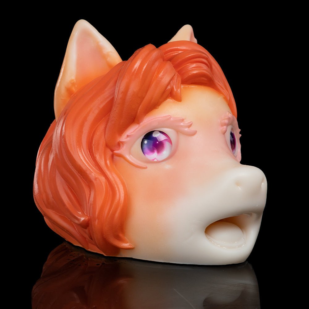 Cartoon Pony Head Male Masturbator Sleeve with Textured Single Channel - Tarisss Sex Toy Store