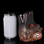 Cartoon Wolf Head Male Masturbator Sleeve with Textured Inner Channel - Tarisss Sex Toy Store
