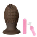 Chocolate 5 Inch Anal Small Vibrating Dildo - Tarisss Sex Toy Store