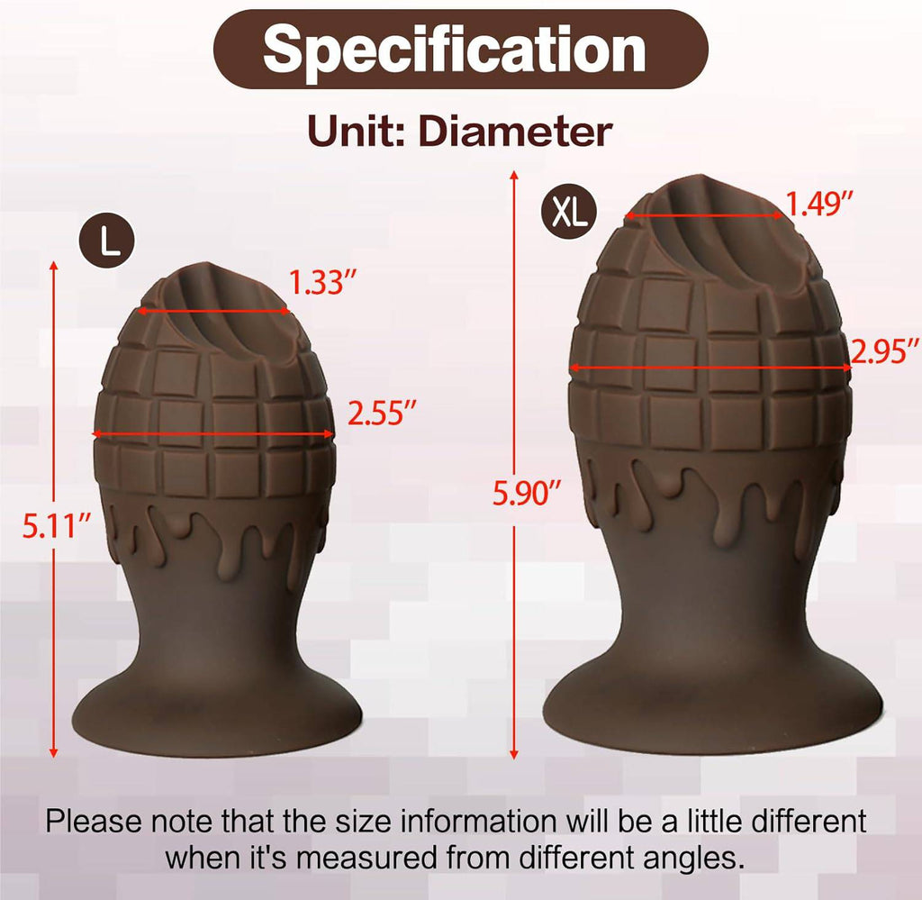 Chocolate 5 Inch Butt Dildo - Tarisss Sex Toy Store
