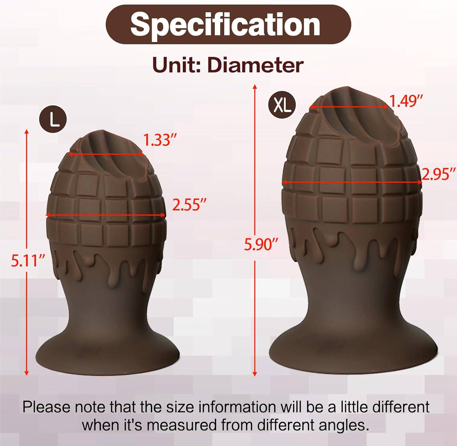 Chocolate 5 Inch Butt Dildo - Tarisss Sex Toy Store