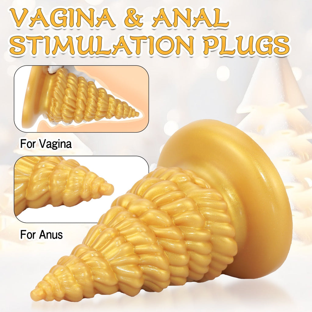 Christmas tree - shaped anal plugs - Tarisss Sex Toy Store