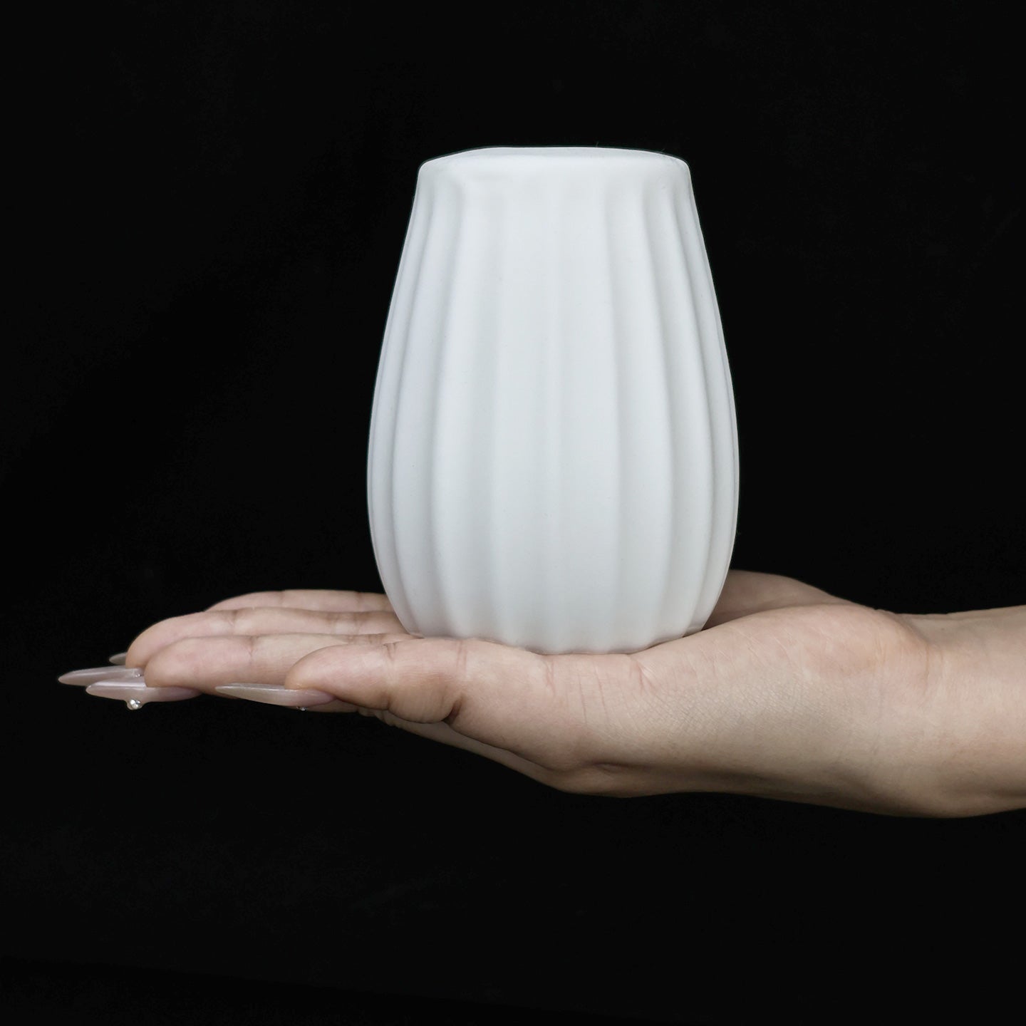 Clear & Milky White Soft Silicone Masturbator Cup - Tarisss Sex Toy Store