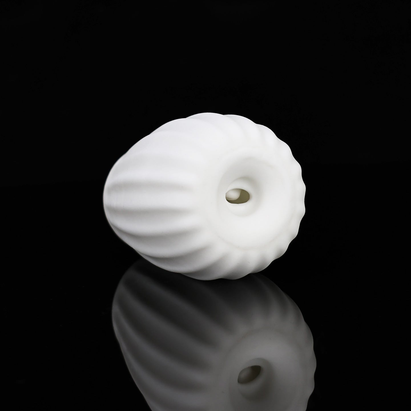 Clear & Milky White Soft Silicone Masturbator Cup - Tarisss Sex Toy Store