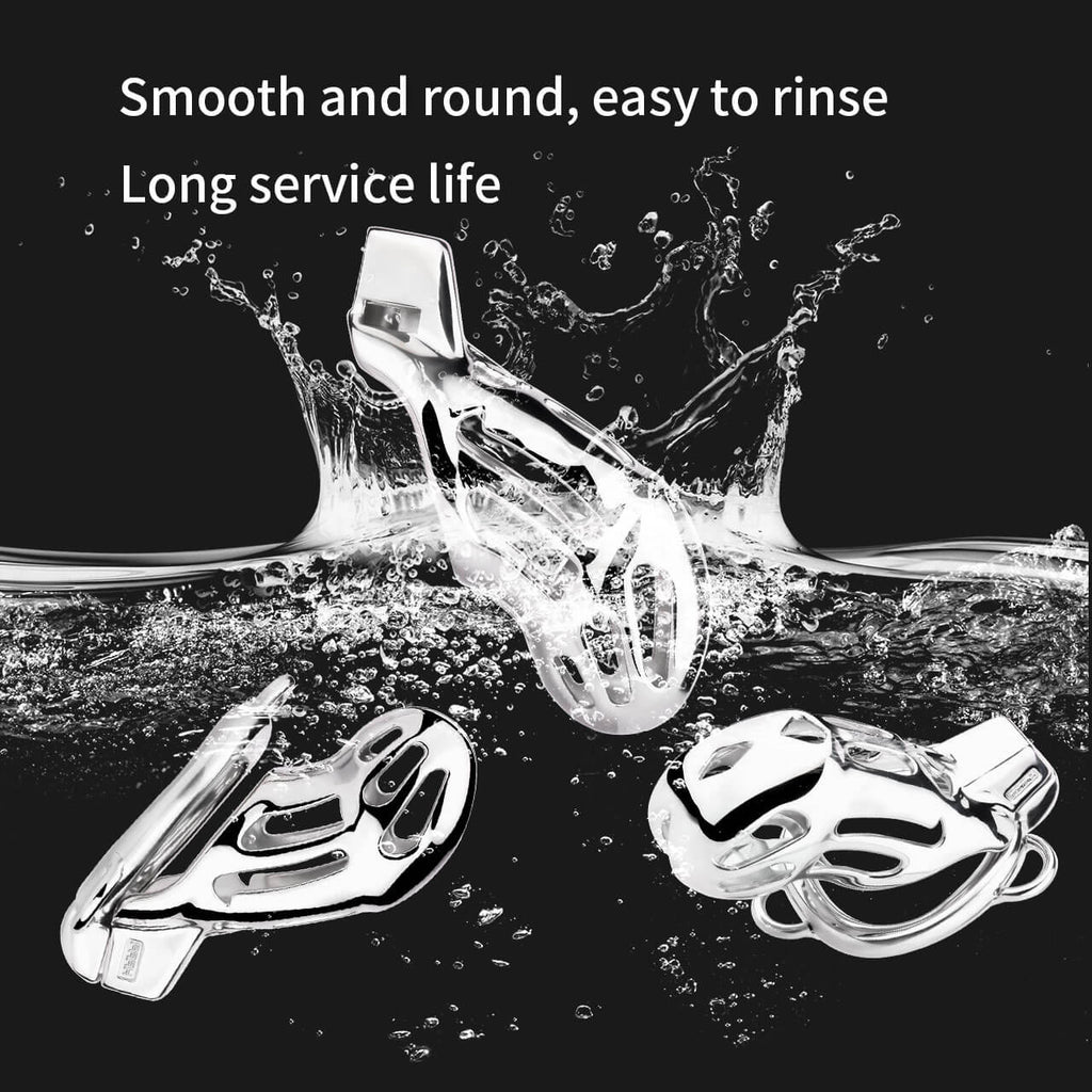 Cobra Metal Long Male Chastity Cage - Tarisss Sex Toy Store