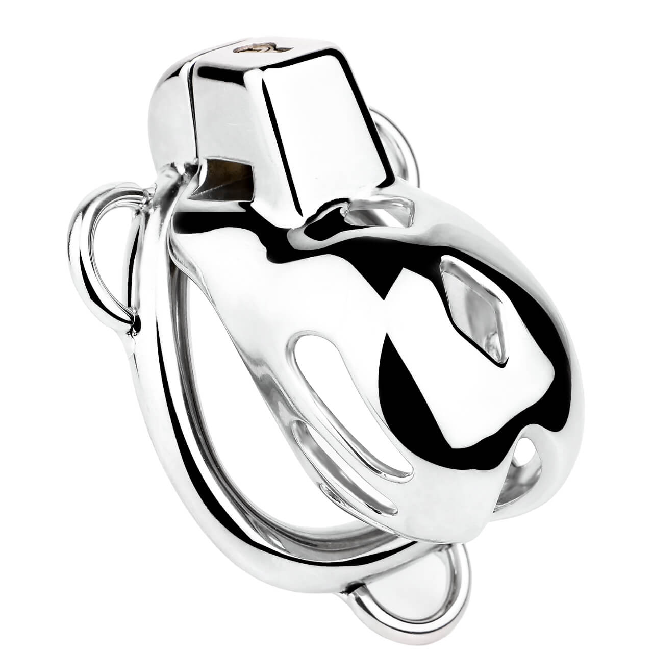 Cobra Metal Short Male Chastity Cage - Tarisss Sex Toy Store