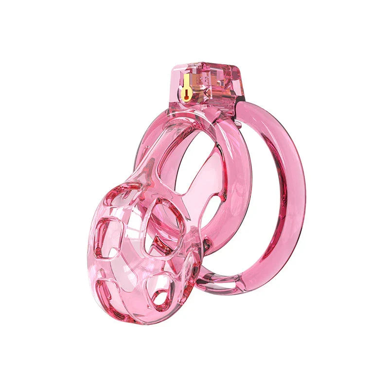 Soft Cobra Chastity Cage Set – Flexible Silicone Cobra Cage with 6 Rings & Lock System