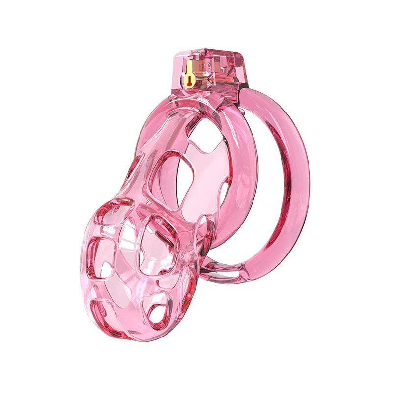 Soft Cobra Chastity Cage Set – Flexible Silicone Cobra Cage with 6 Rings & Lock System