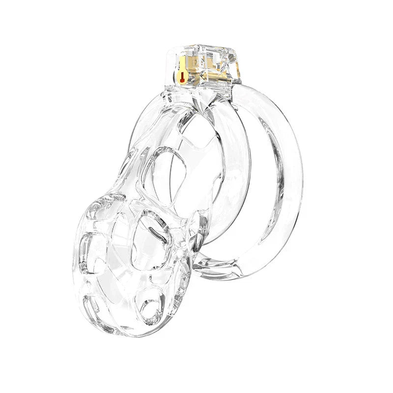 Soft Cobra Chastity Cage Set – Flexible Silicone Cobra Cage with 6 Rings & Lock System
