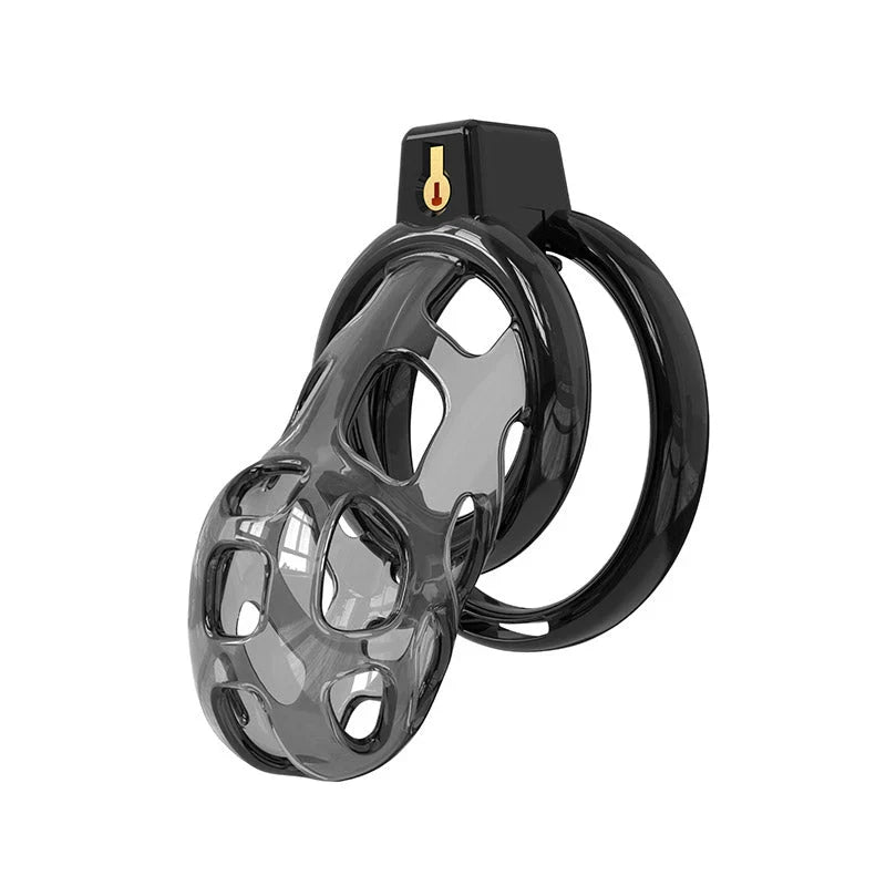 Soft Cobra Chastity Cage Set – Flexible Silicone Cobra Cage with 6 Rings & Lock System
