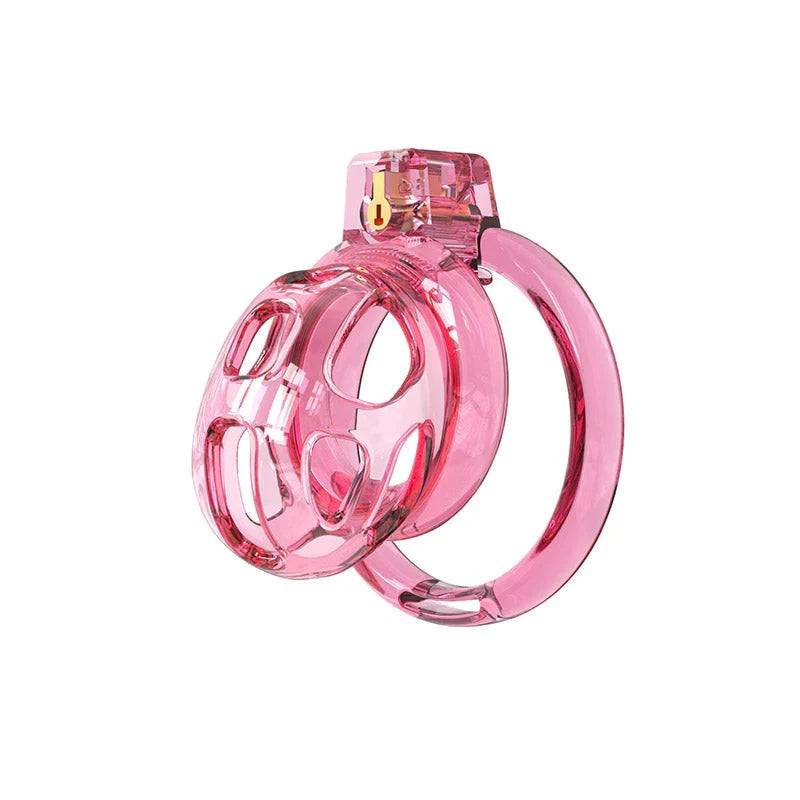 Soft Cobra Chastity Cage Set – Flexible Silicone Cobra Cage with 6 Rings & Lock System
