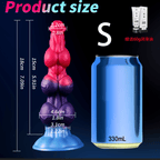 Color - Fade Textured Silicone Dildo with Suction Cup Base - Tarisss Sex Toy Store