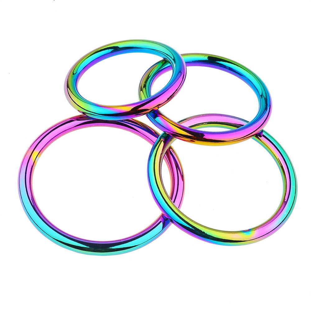 Colorful Metal Cock Ring - Tarisss Sex Toy Store