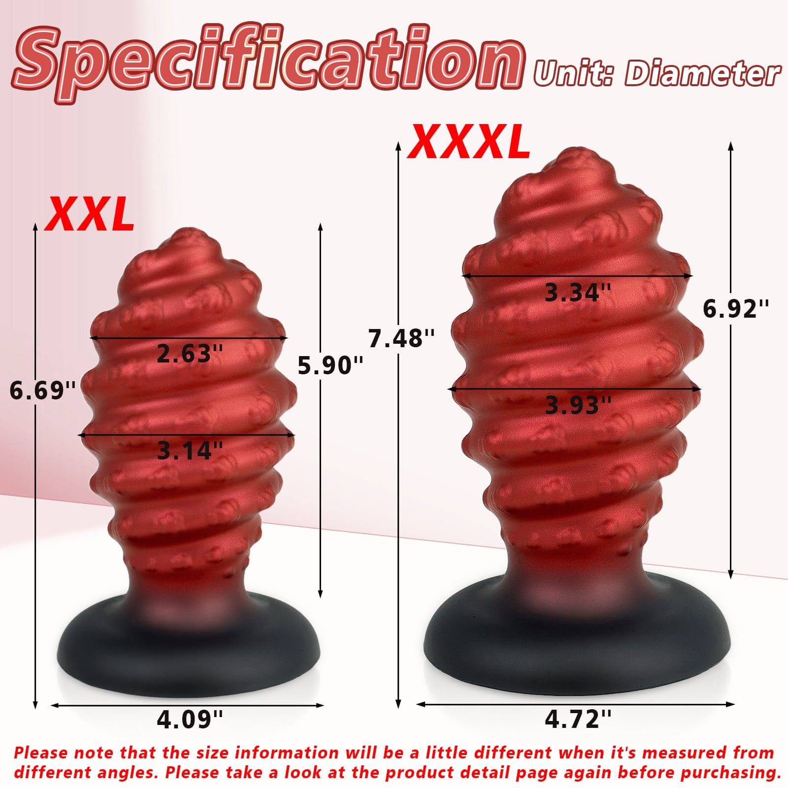 Conch Huge Screw Butt Plug - Tarisss Sex Toy Store