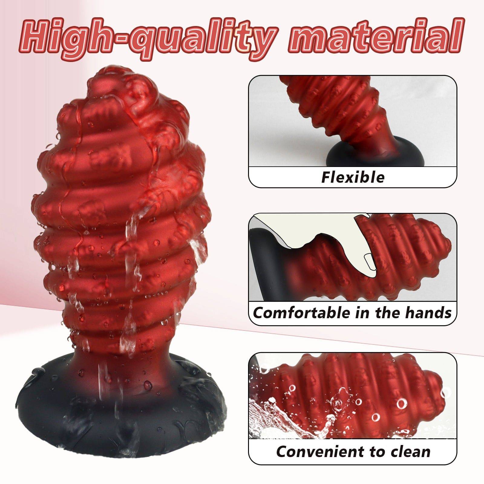 Conch Huge Screw Butt Plug - Tarisss Sex Toy Store