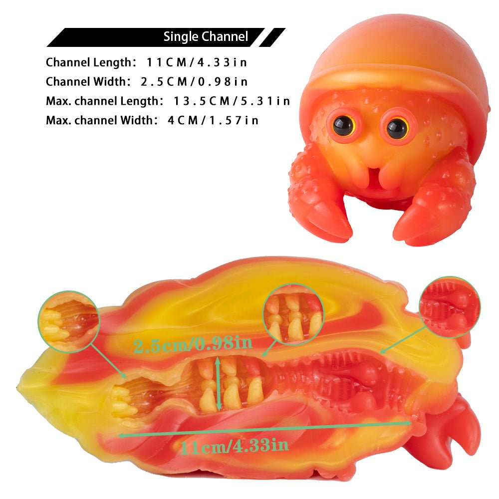 Crab - Inspired Ultra - Soft Silicone Pleasure Sleeve - Tarisss Sex Toy Store