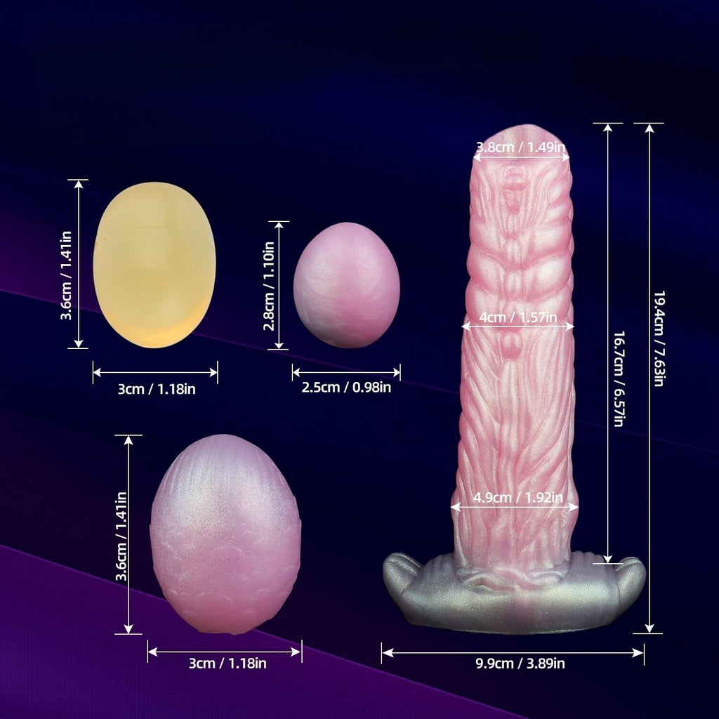 Creature Nest 8 Inch Ovipositor Dildo with Alien Creature Textures - Tarisss Sex Toy Store