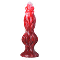 Crimson Lust Sculpted Silicone Plug - Tarisss Sex Toy Store