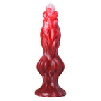 Crimson Lust Sculpted Silicone Plug - Tarisss Sex Toy Store
