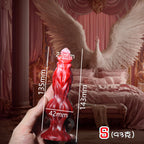 Crimson Lust Sculpted Silicone Plug - Tarisss Sex Toy Store