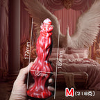 Crimson Lust Sculpted Silicone Plug - Tarisss Sex Toy Store