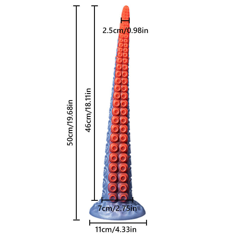 Crimzoth 19 Inch Silicone Super Long Tentacle Dildo - Tarisss Sex Toy Store