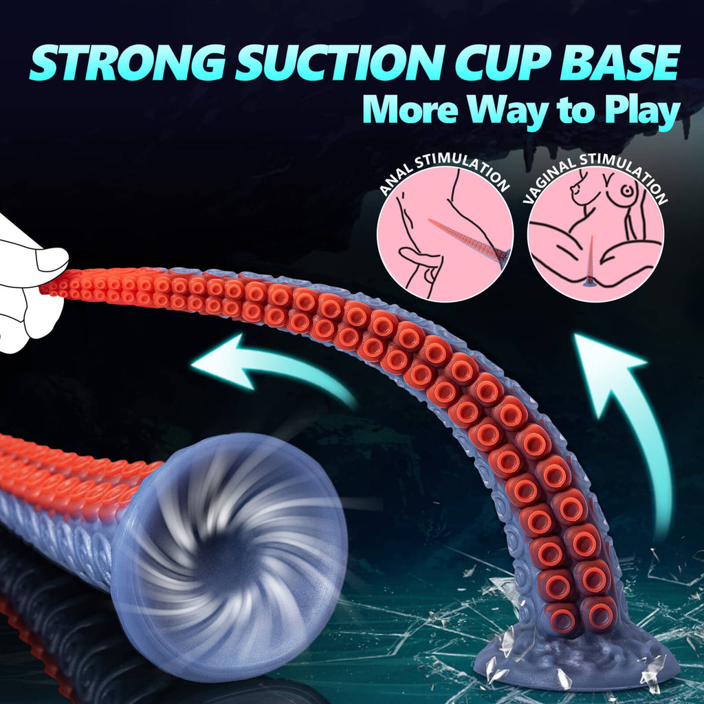 Crimzoth 19 Inch Silicone Super Long Tentacle Dildo - Tarisss Sex Toy Store