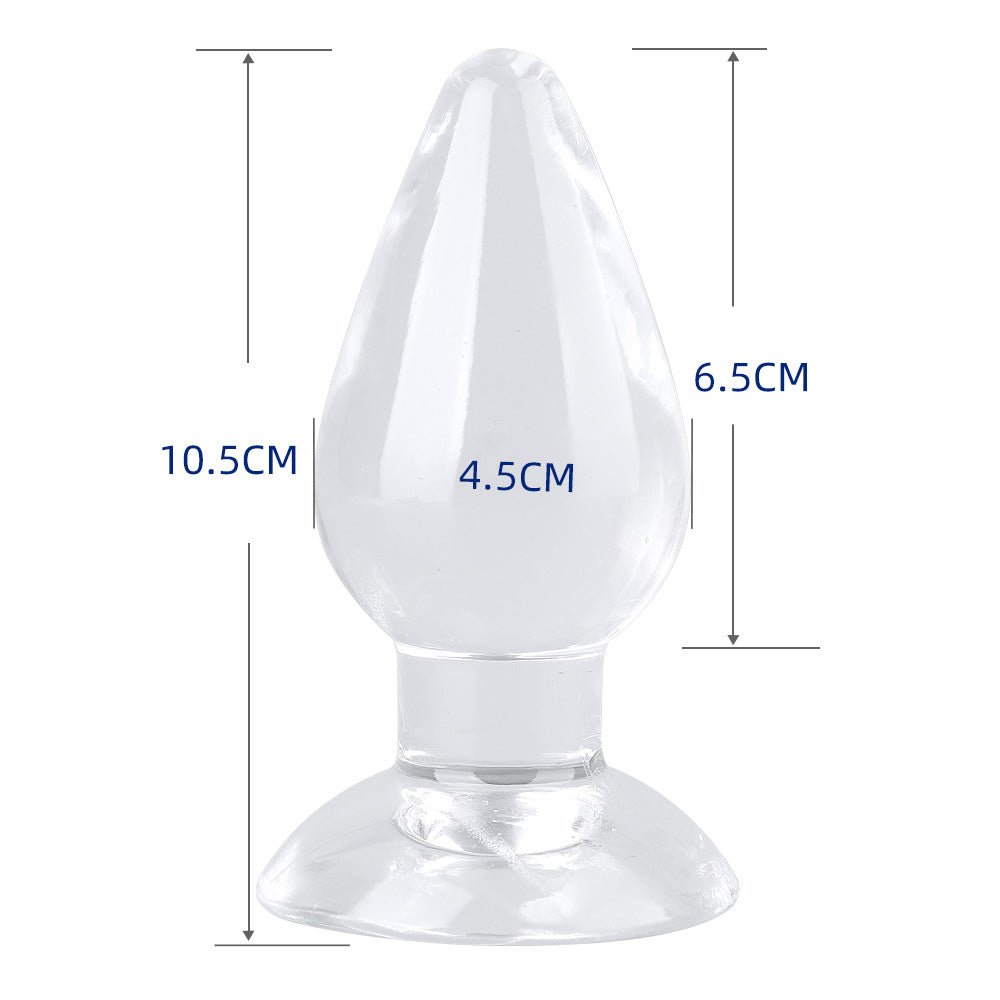 Crystal Series Silicone Anal Trainer Kit - 3 - Piece Graduated Plug Set - Tarisss Sex Toy Store