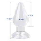 Crystal Series Silicone Anal Trainer Kit - 3 - Piece Graduated Plug Set - Tarisss Sex Toy Store