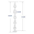 Crystal Sphere Anal Bead Wand - TPE Injection Series - Tarisss Sex Toy Store