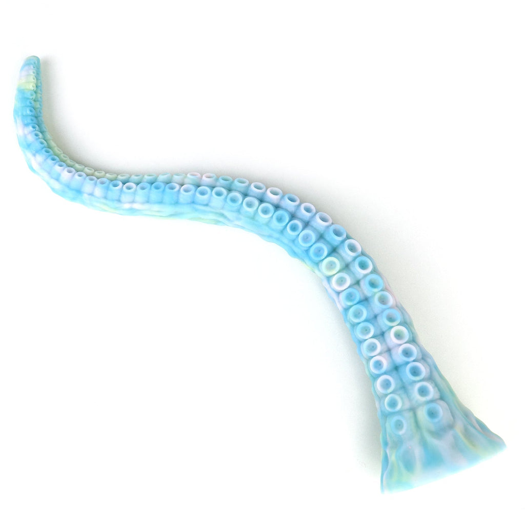 Curved Tentacle - Style Textured Silicone Dildo with Suction Cup Base - Tarisss Sex Toy Store
