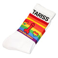 Customized Rainbow White Socks - Tarisss Sex Toy Store