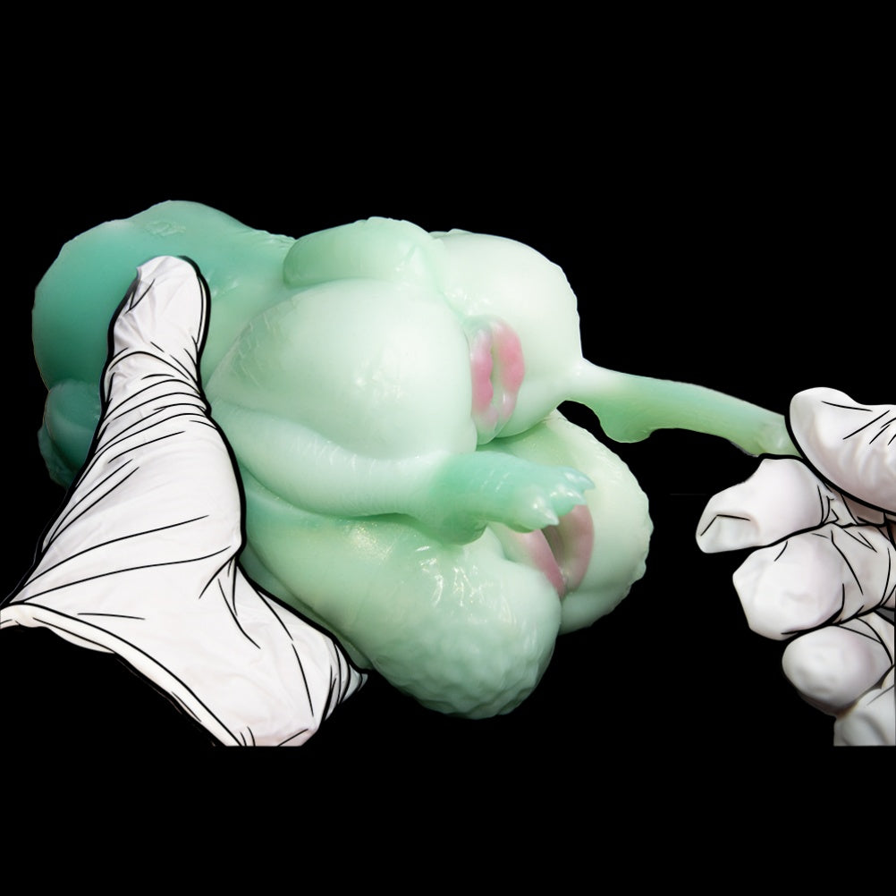 Domlust Alien Fantasy Silicone Sex Doll - Vilis & Xilila Dual-Channel Buttokcs Male Stroker