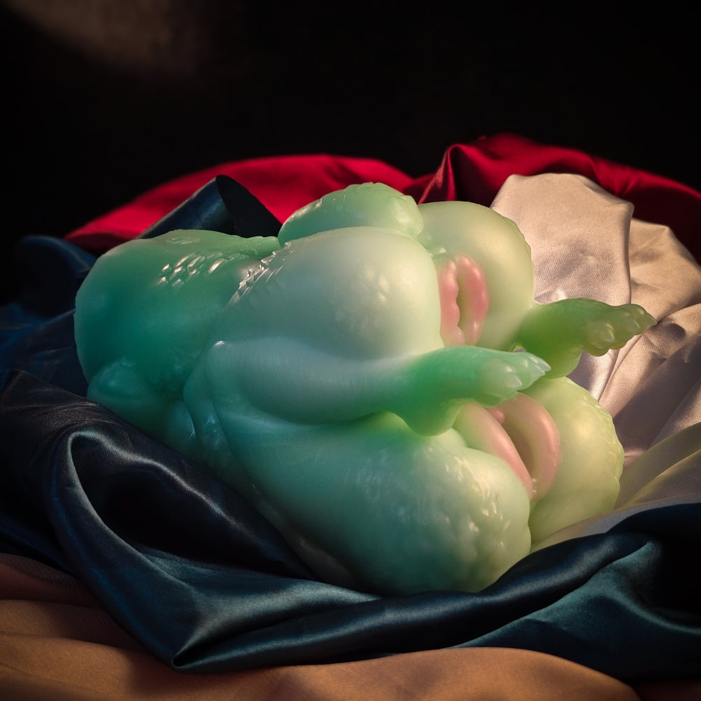 Domlust Alien Fantasy Silicone Sex Doll - Vilis & Xilila Dual-Channel Buttokcs Male Stroker
