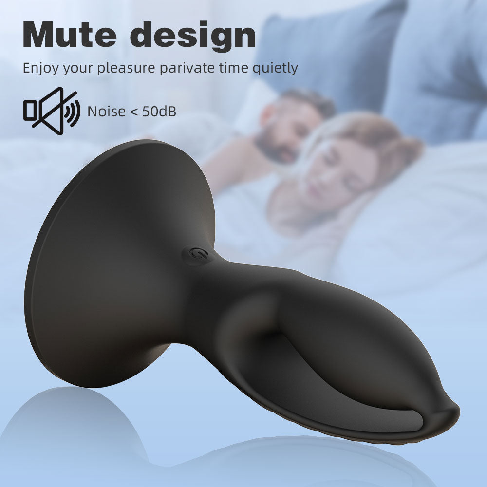 Hollow Motor Egg Anal Plug - Suction Cup Hands-Free Pleausre- Domlust