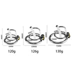 Metal Chastity Cage – Minimal Design with Urethral Tube