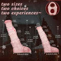 Significantly Girthy Realistic Horse Penis Sleeve-Fleshy Silicone Cock Extender for Ultimate Fantasy