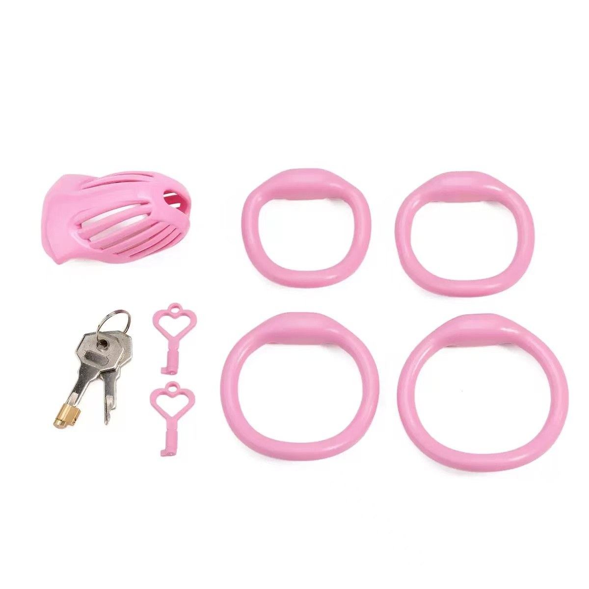 Athena Resin Male Chastity Cage Kit – Breathable Design