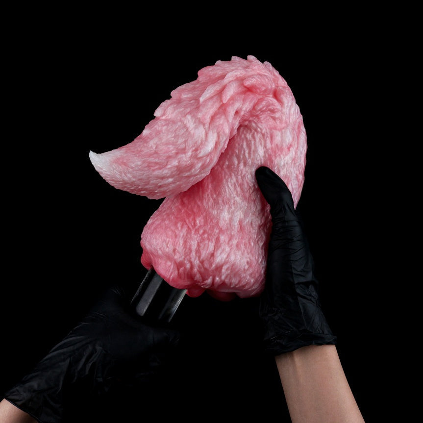 Spirit Fox Luna – Dual-Channel Fantasy Foxtail Pocket Pussy | Platinum Silicone