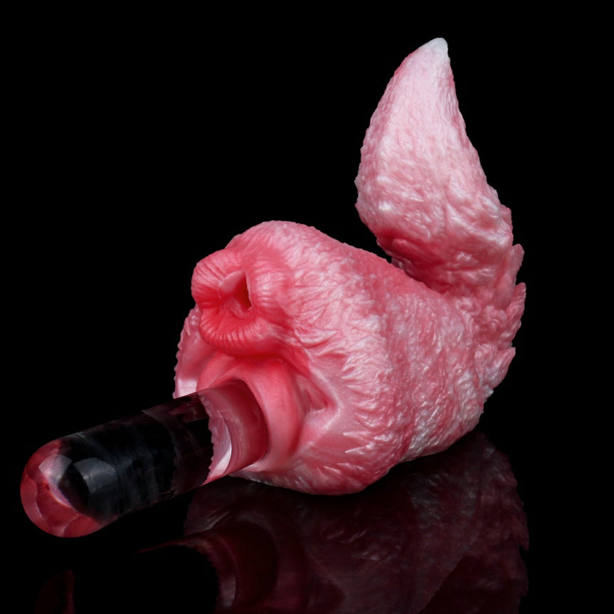 Spirit Fox Luna – Dual-Channel Fantasy Foxtail Pocket Pussy | Platinum Silicone