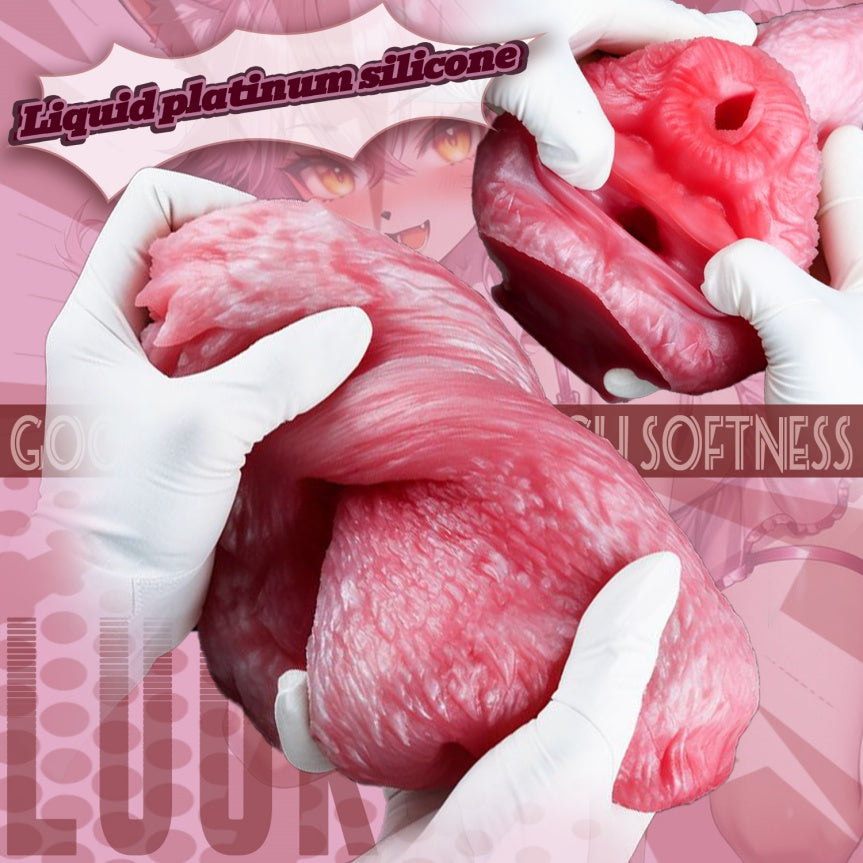 Spirit Fox Luna – Dual-Channel Fantasy Foxtail Pocket Pussy | Platinum Silicone