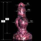 Dark Spirits 9 Inch Silicone Dog Knot Dildo - Tarisss Sex Toy Store