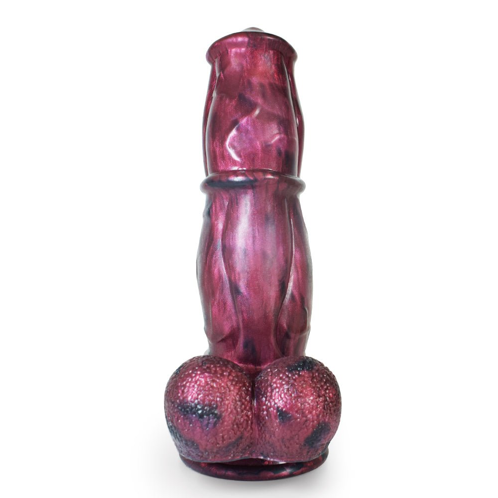 Dark Spirits 9 Inch Silicone Dog Knot Dildo - Tarisss Sex Toy Store